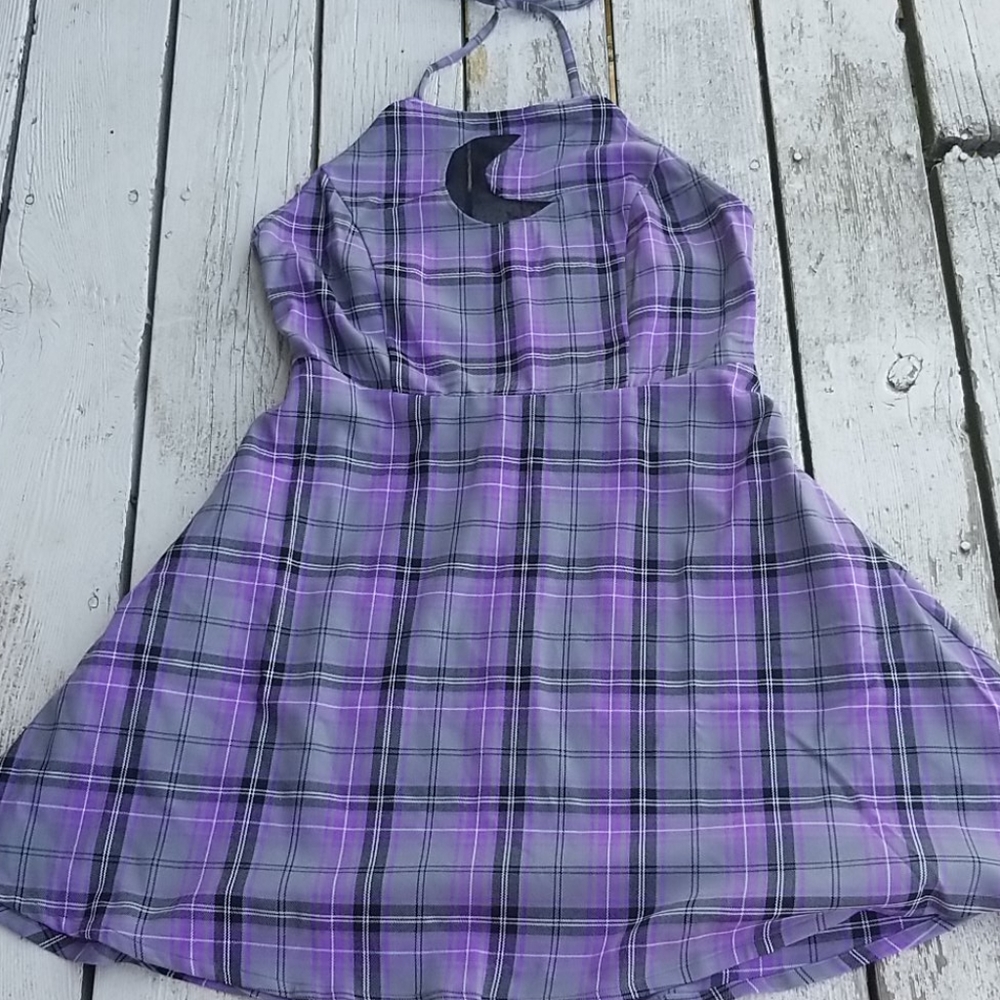 Hot Topic Plus sz. 1 Witchy Plaid&Moon